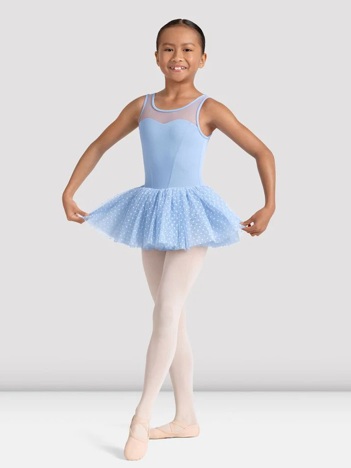 sky blue tutu dress Girls Mirella Kaleidoscope Tank – Capezio Dance Shop Long Sleeve:XS Elegant A Line Scoop Soft and comfortable for ethereal bohemian bride