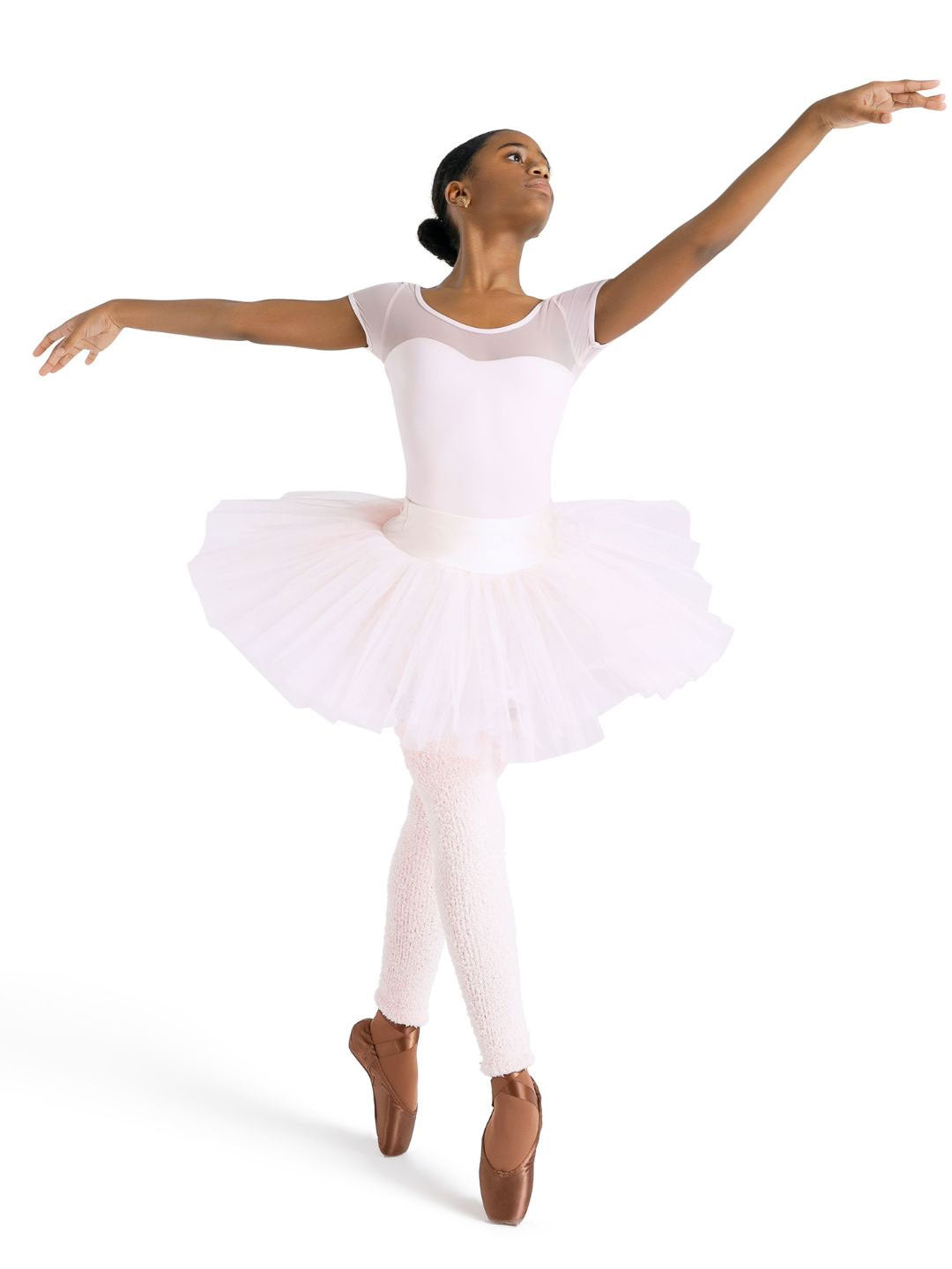 Black Ballet Leotard For Girls MdnMd Short Sleeve Dance Ballet