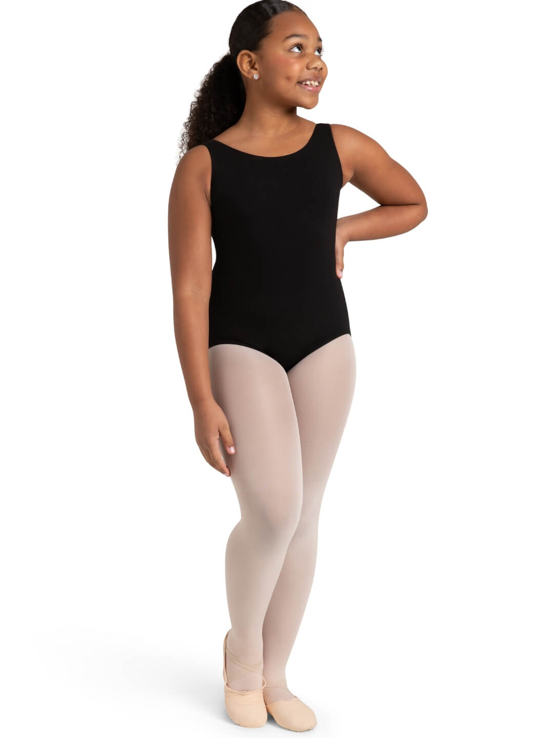 High Neck Tank Leotard Girls