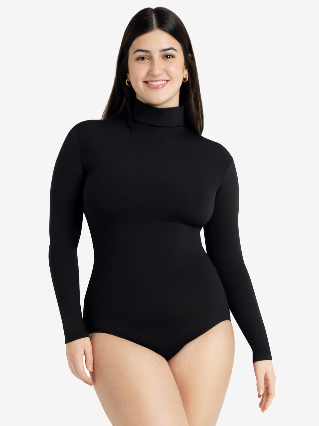Spandex turtleneck bodysuit store