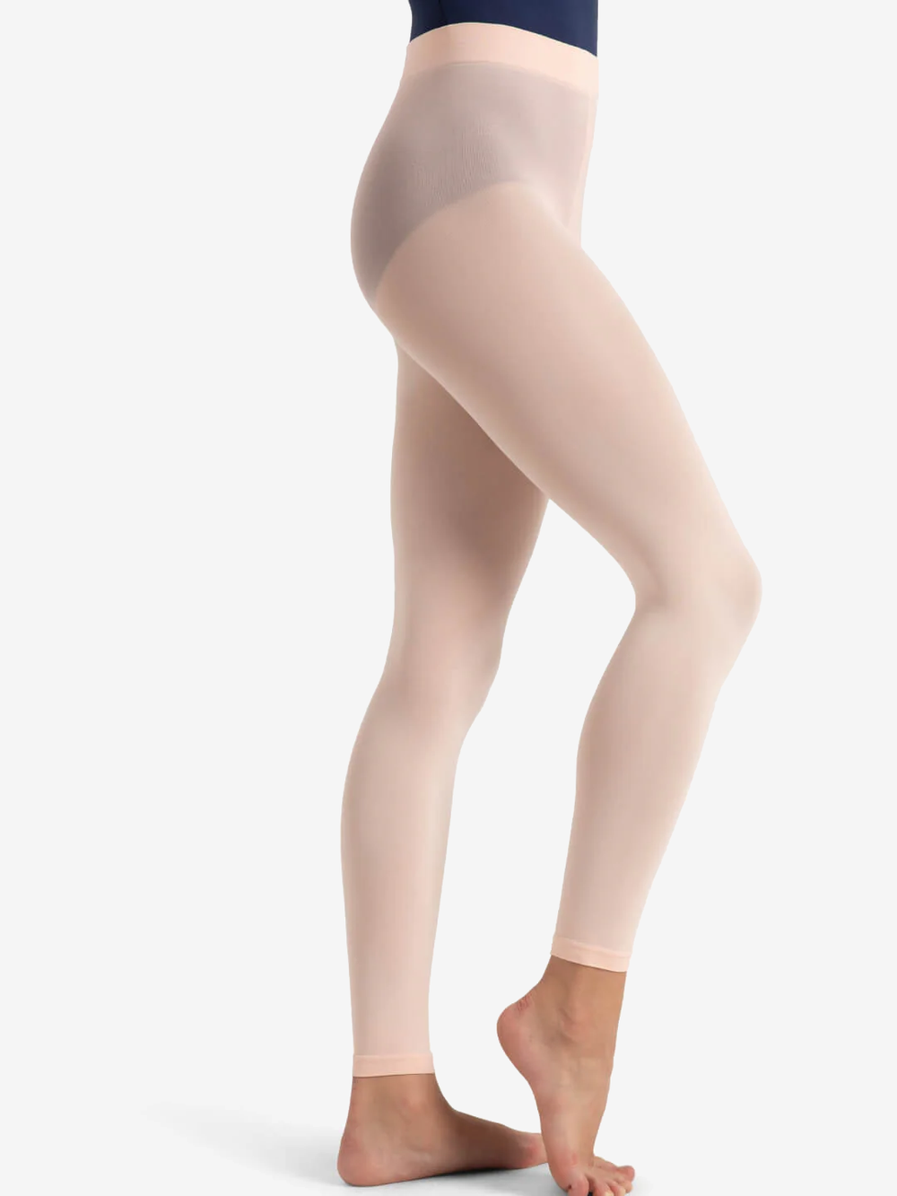Footless Tight with Self Knit Waistband