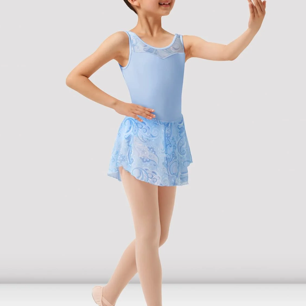 
                      
                        Girls Mirella Paisley Scoop Neck Skirted Leotard
                      
                    