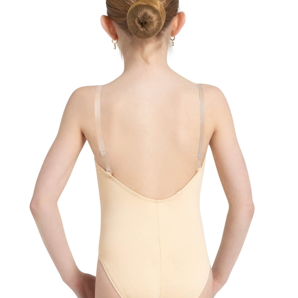 Camisole Leotard w/ Clear Transition Straps - Girls