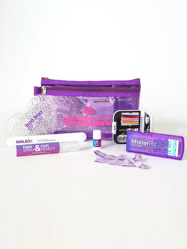 Assorted haircare and first aid products on a white background