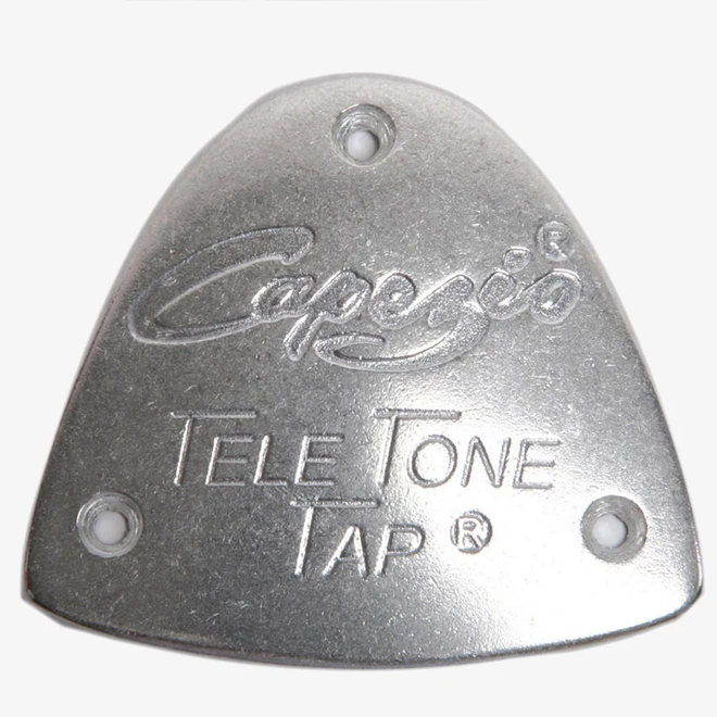 Metallic 'Capezio Tele Tone Tap' product on a white background